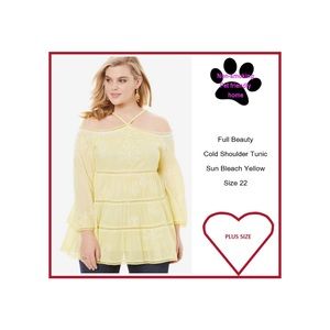 Roamans Off Shoulder Top Sunny Yellow
